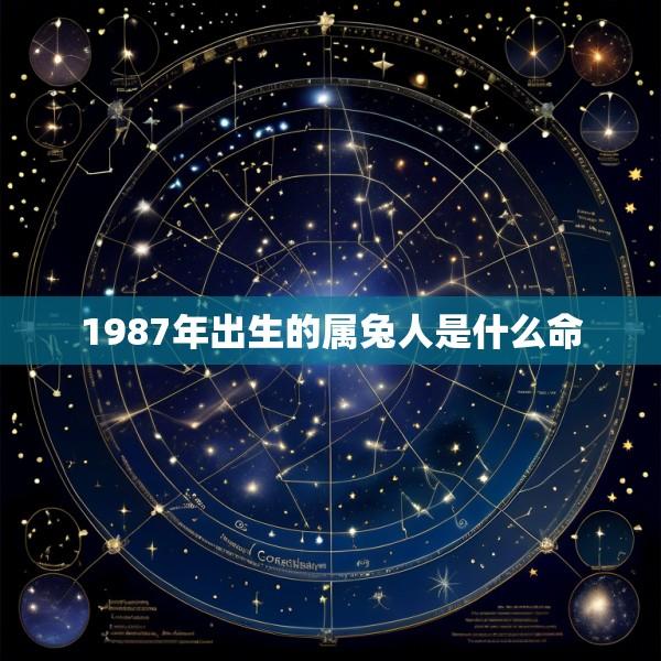 1987年出生的属兔人是什么命