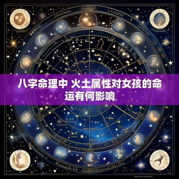 八字命理中 火土属性对女孩的命运有何影响
