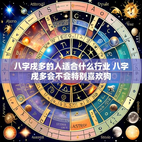 八字戌多的人适合什么行业 八字戌多会不会特别喜欢狗