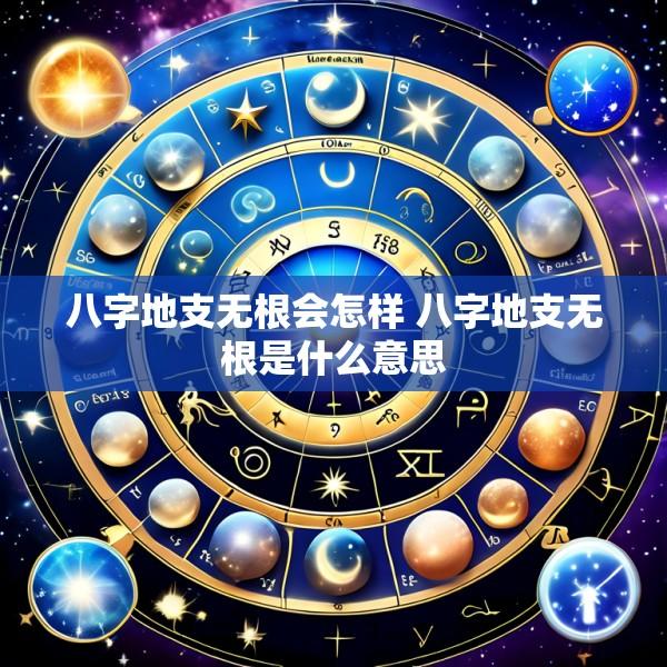 八字地支无根会怎样 八字地支无根是什么意思