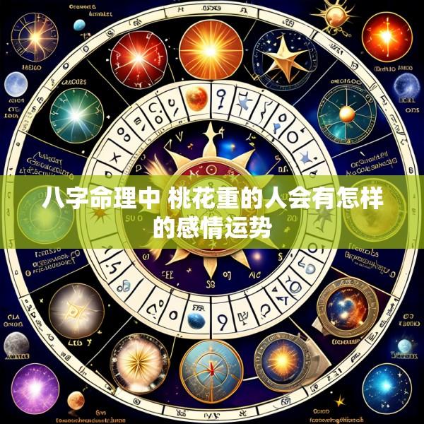 八字命理中 桃花重的人会有怎样的感情运势