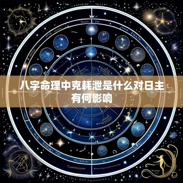 八字命理中克耗泄是什么对日主有何影响