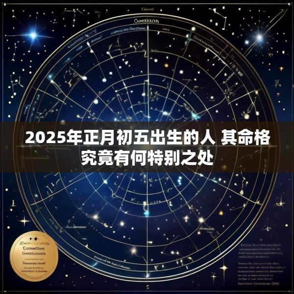 2025年正月初五出生的人 其命格究竟有何特别之处