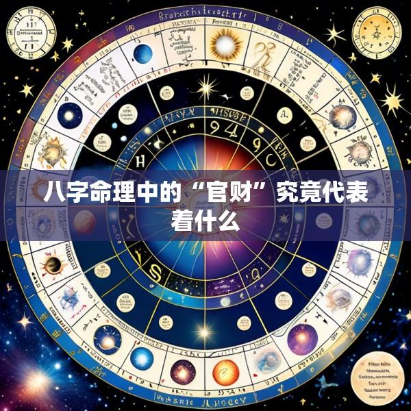 八字命理中的“官财”究竟代表着什么