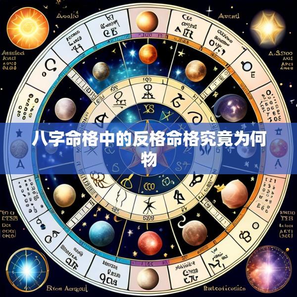 八字命格中的反格命格究竟为何物