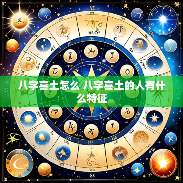 八字喜土怎么 八字喜土的人有什么特征