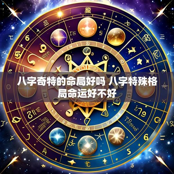 八字奇特的命局好吗 八字特殊格局命运好不好