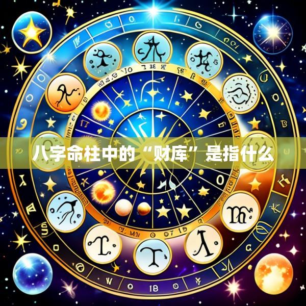 八字命柱中的“财库”是指什么