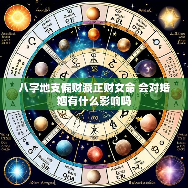 八字地支偏财藏正财女命 会对婚姻有什么影响吗