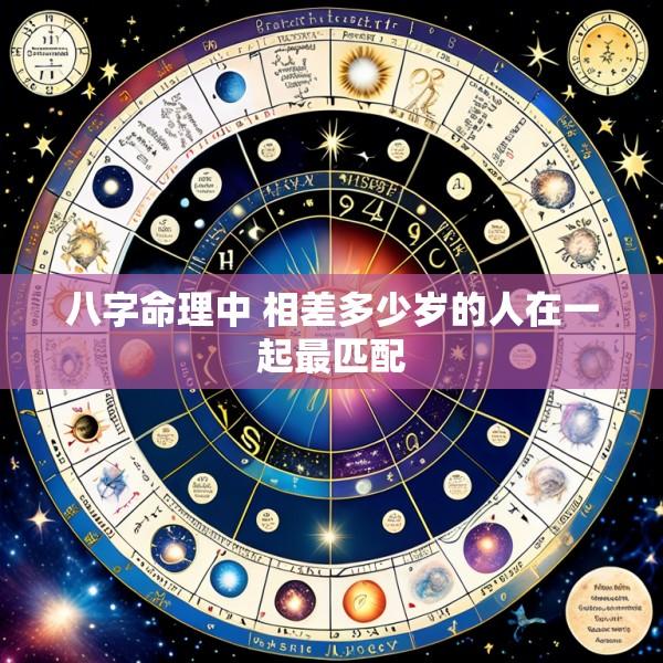 八字命理中 相差多少岁的人在一起最匹配