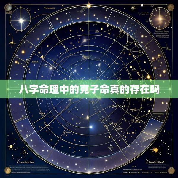 八字命理中的克子命真的存在吗