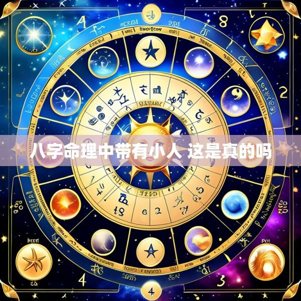 八字命理中带有小人 这是真的吗