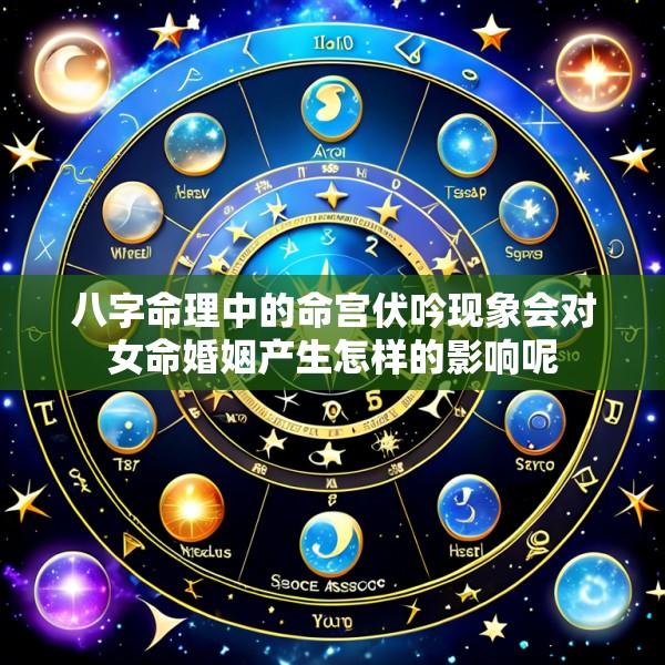 八字命理中的命宫伏吟现象会对女命婚姻产生怎样的影响呢
