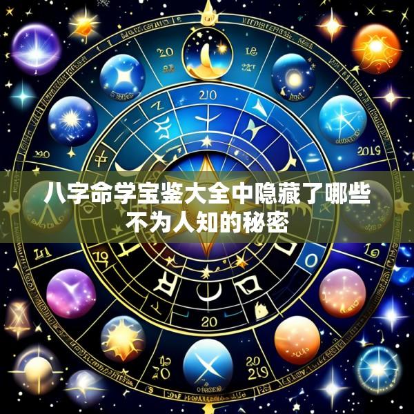 八字命学宝鉴大全中隐藏了哪些不为人知的秘密