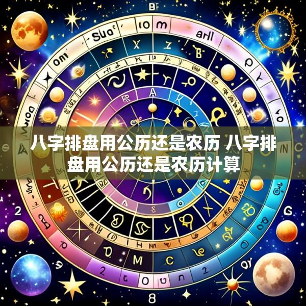 八字排盘用公历还是农历 八字排盘用公历还是农历计算
