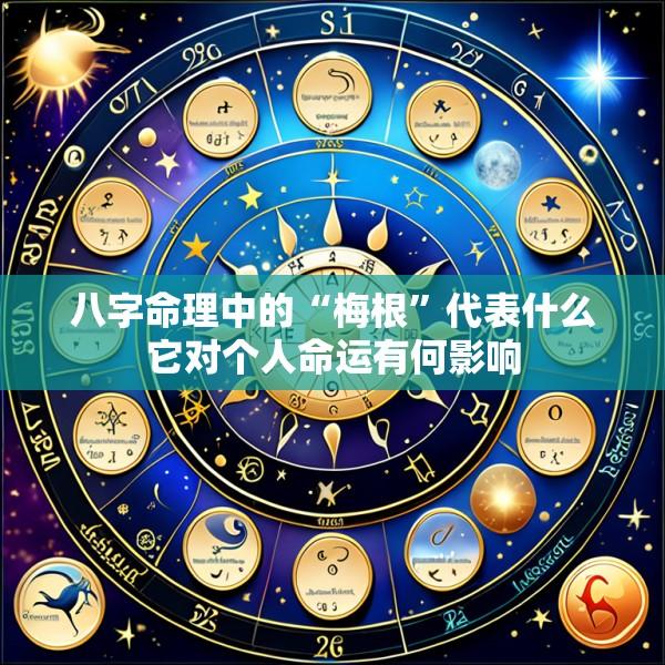 八字命理中的“梅根”代表什么它对个人命运有何影响