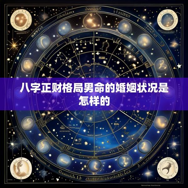 八字正财格局男命的婚姻状况是怎样的