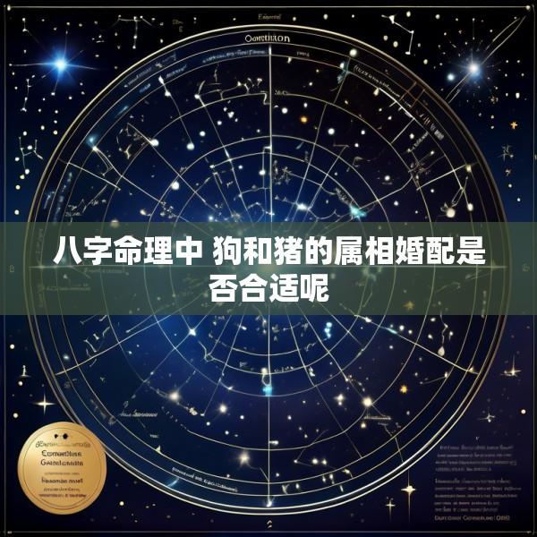 八字命理中 狗和猪的属相婚配是否合适呢