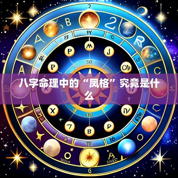 八字命理中的“凤格”究竟是什么