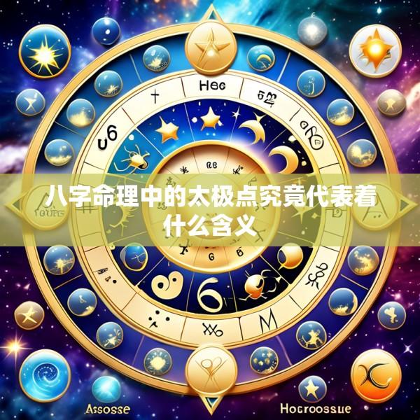 八字命理中的太极点究竟代表着什么含义