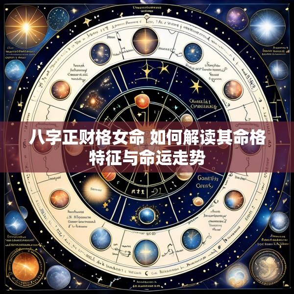 八字正财格女命 如何解读其命格特征与命运走势