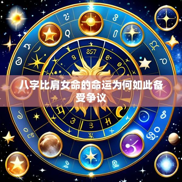 八字比肩女命的命运为何如此备受争议