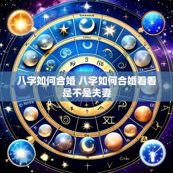 八字如何合婚 八字如何合婚看看是不是夫妻
