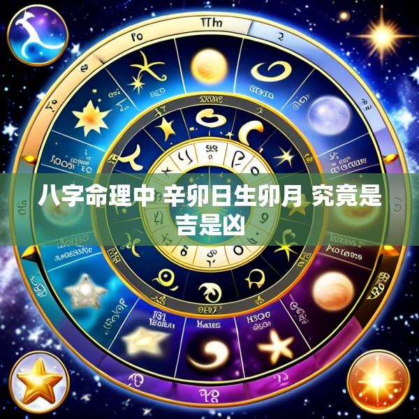 八字命理中 辛卯日生卯月 究竟是吉是凶