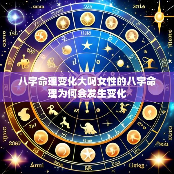 八字命理变化大吗女性的八字命理为何会发生变化