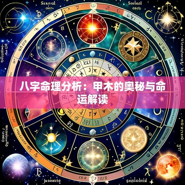八字命理分析：甲木的奥秘与命运解读