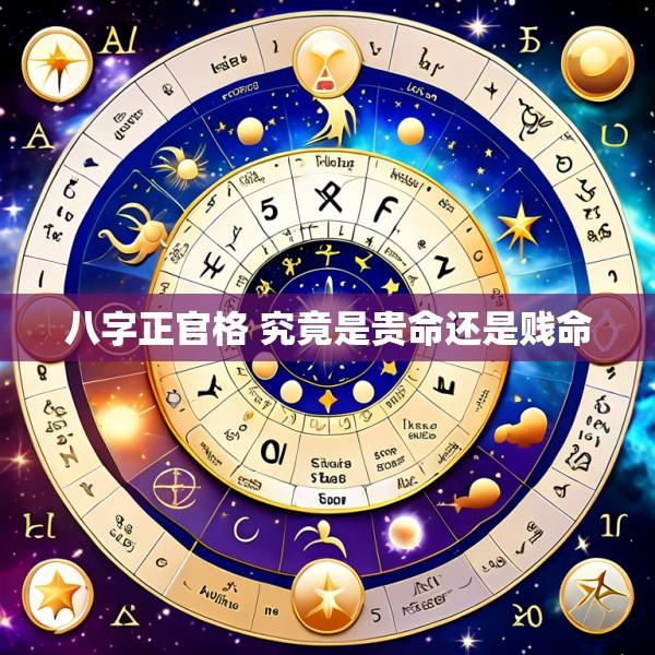八字正官格 究竟是贵命还是贱命