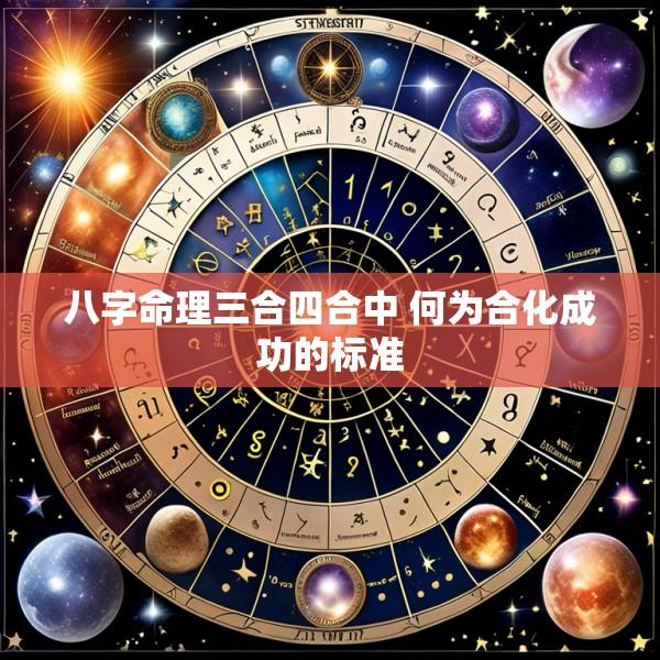 八字命理三合四合中 何为合化成功的标准