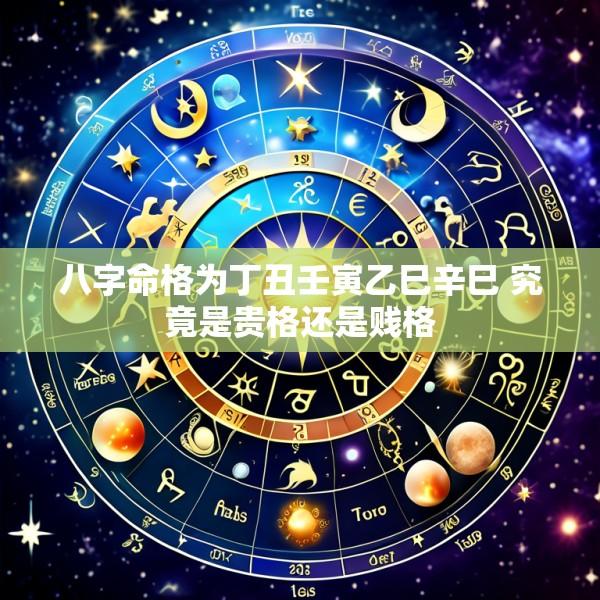 八字命格为丁丑壬寅乙巳辛巳 究竟是贵格还是贱格