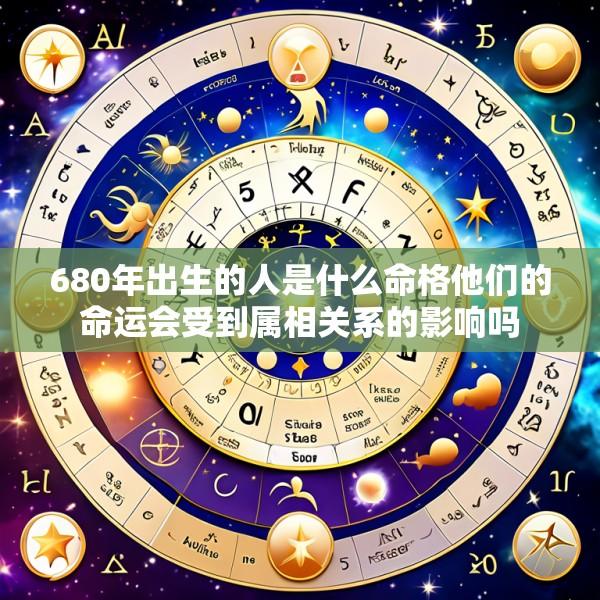680年出生的人是什么命格他们的命运会受到属相关系的影响吗