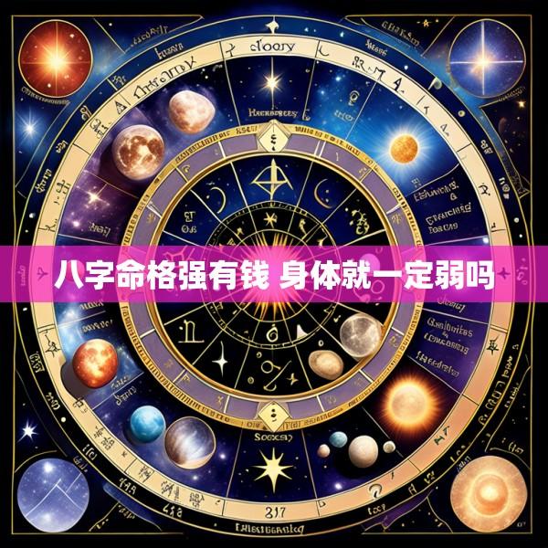 八字命格强有钱 身体就一定弱吗