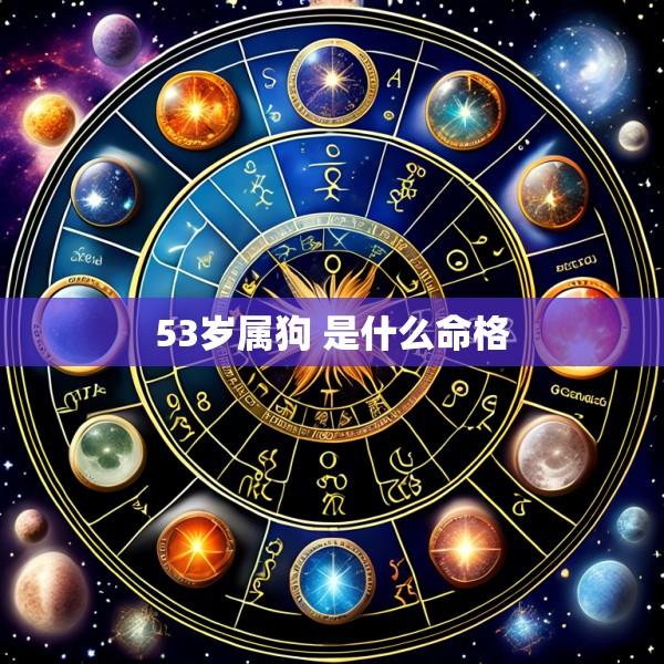 53岁属狗 是什么命格