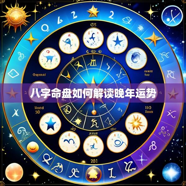 八字命盘如何解读晚年运势