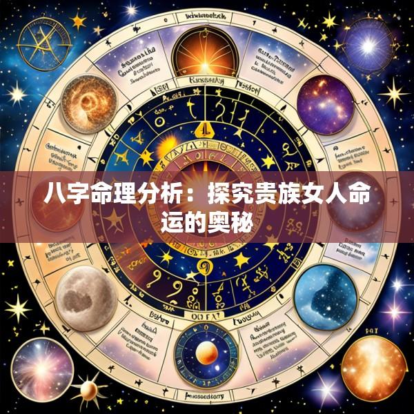 八字命理分析：探究贵族女人命运的奥秘
