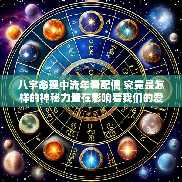 八字命理中流年看配偶 究竟是怎样的神秘力量在影响着我们的爱情和婚姻