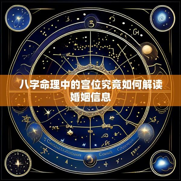 八字命理中的宫位究竟如何解读婚姻信息