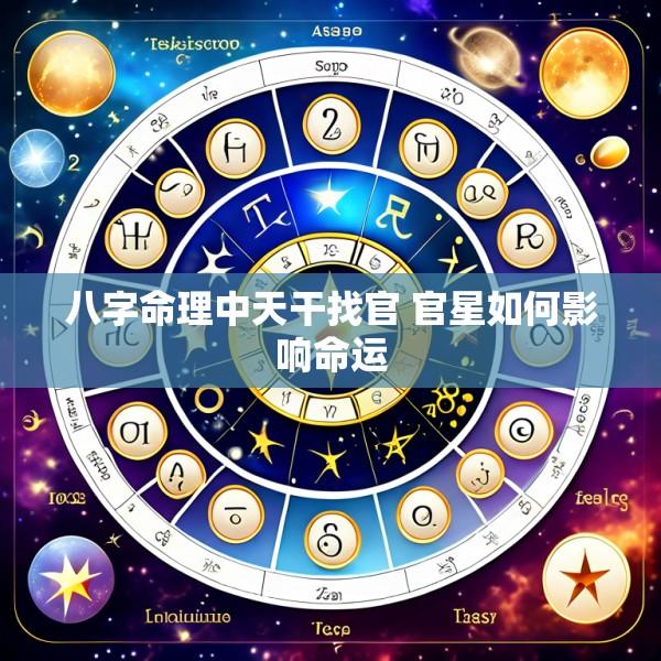 八字命理中天干找官 官星如何影响命运
