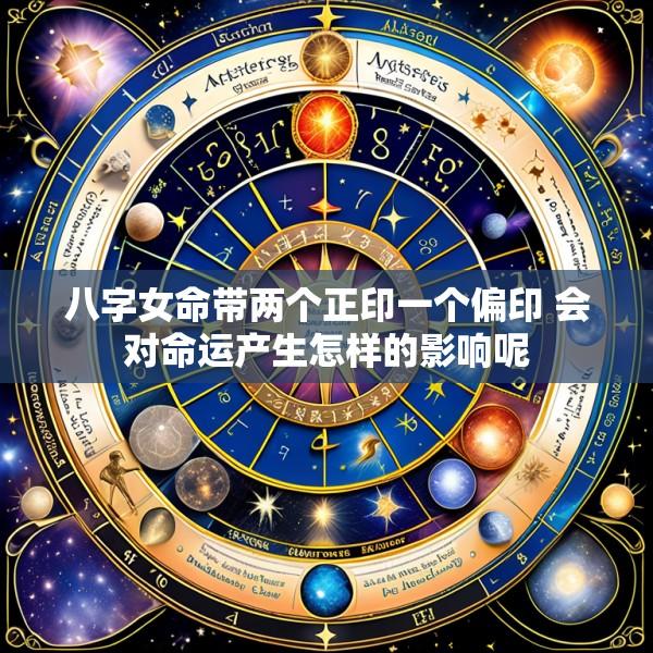 八字女命带两个正印一个偏印 会对命运产生怎样的影响呢