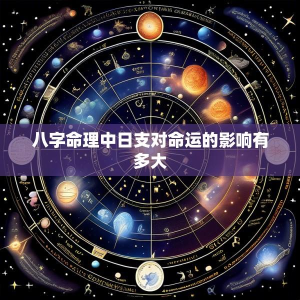 八字命理中日支对命运的影响有多大