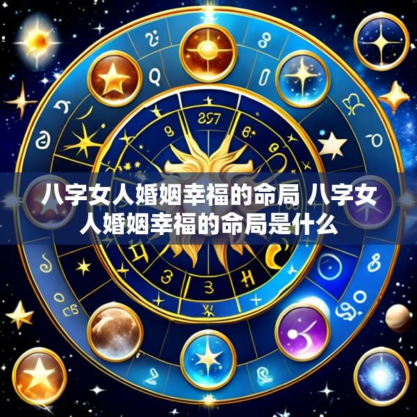 八字女人婚姻幸福的命局 八字女人婚姻幸福的命局是什么
