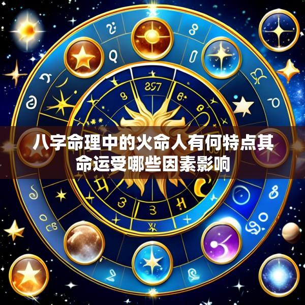 八字命理中的火命人有何特点其命运受哪些因素影响