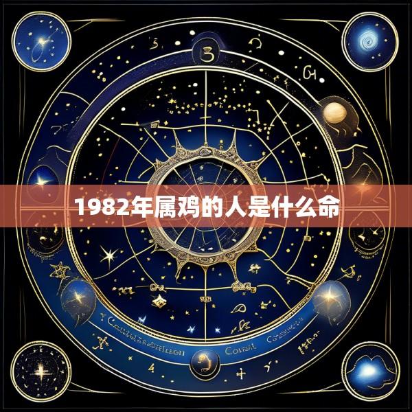 1982年属鸡的人是什么命