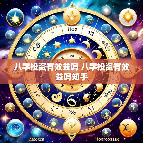 八字投资有效益吗 八字投资有效益吗知乎