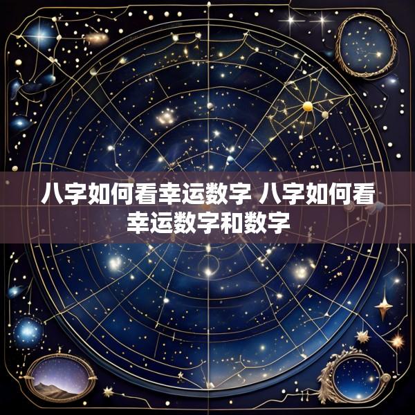 八字如何看幸运数字 八字如何看幸运数字和数字