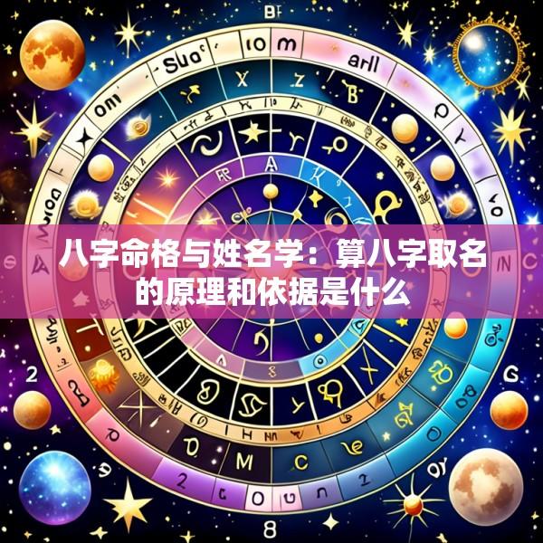 八字命格与姓名学：算八字取名的原理和依据是什么