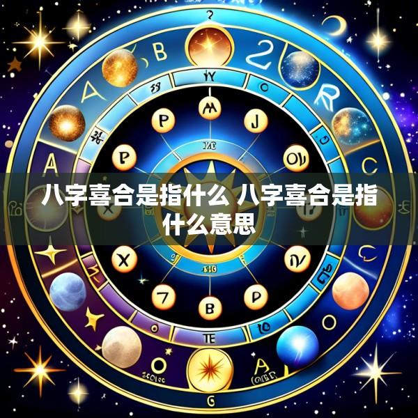 八字喜合是指什么 八字喜合是指什么意思